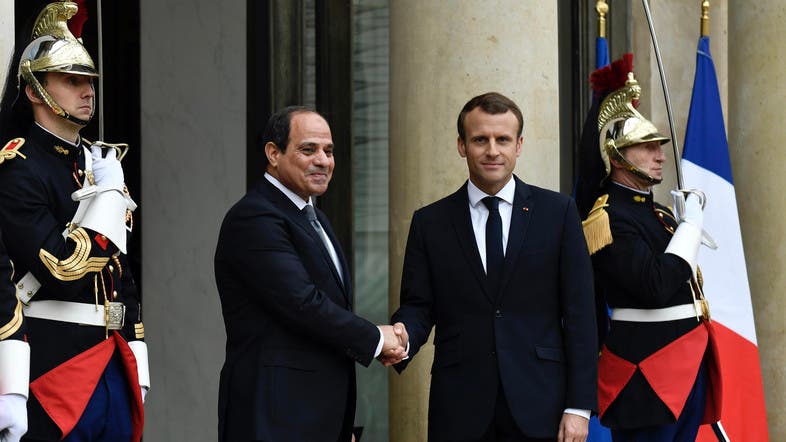 Egypt’s Sisi, France’s Macron discuss recent developments in Libya