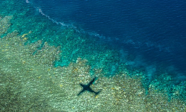 Great Barrier Reef watchers anxiously await evidence of coral bleaching from aerial surveys